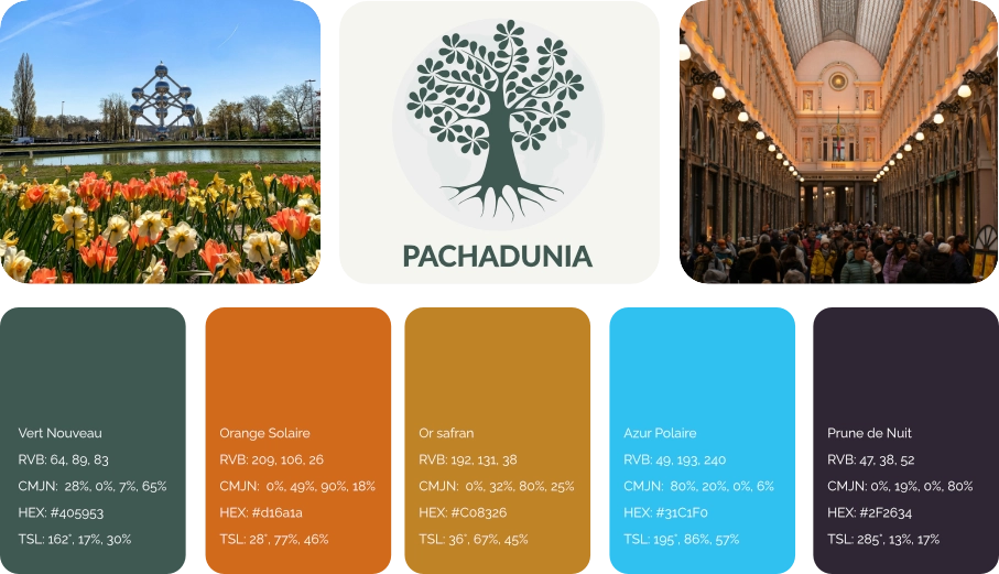 Exemple de Brand-Board fourni chez IND|RED 